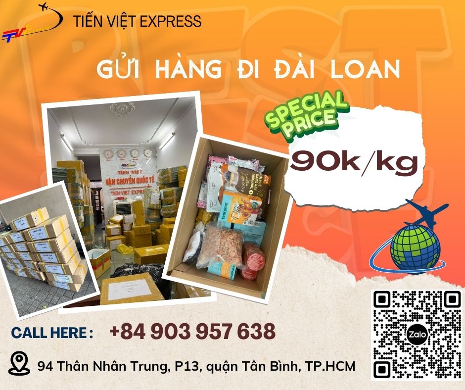 Gửi hàng đi Đài Loan